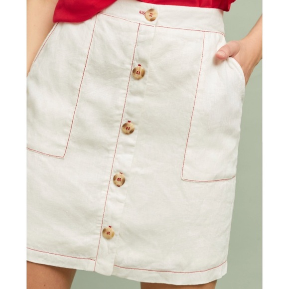 NWT Linen Mini Skirt - Picture 3 of 3